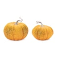 thumbnail image 1 of Melrose International Pumpkin (Set of 2) 6"D x 4.75"H, 7"D x 6"H Styrofoam, 1 of 3