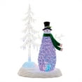 thumbnail image 1 of Melrose Multicolored LED Snowman with Pine Tree, 1 of 1