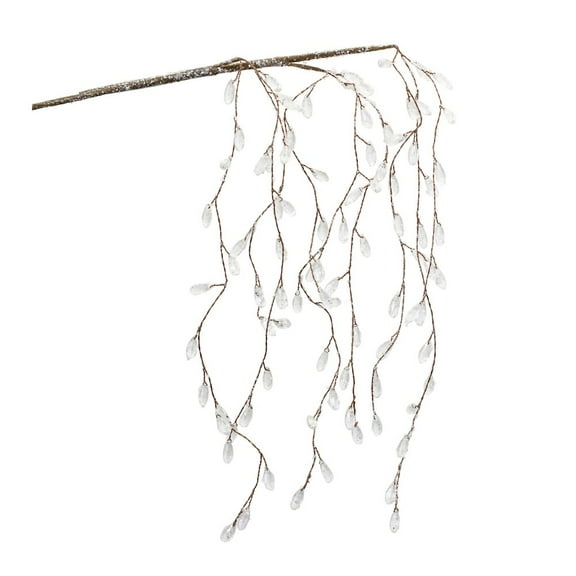 Melrose 6 Piece Set Icy Hanging Artificial Christmas Branches 22.75"