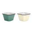 thumbnail image 1 of Melrose International Square Pot (Set of 4) 5.75" x 3.75"H Iron, 1 of 1