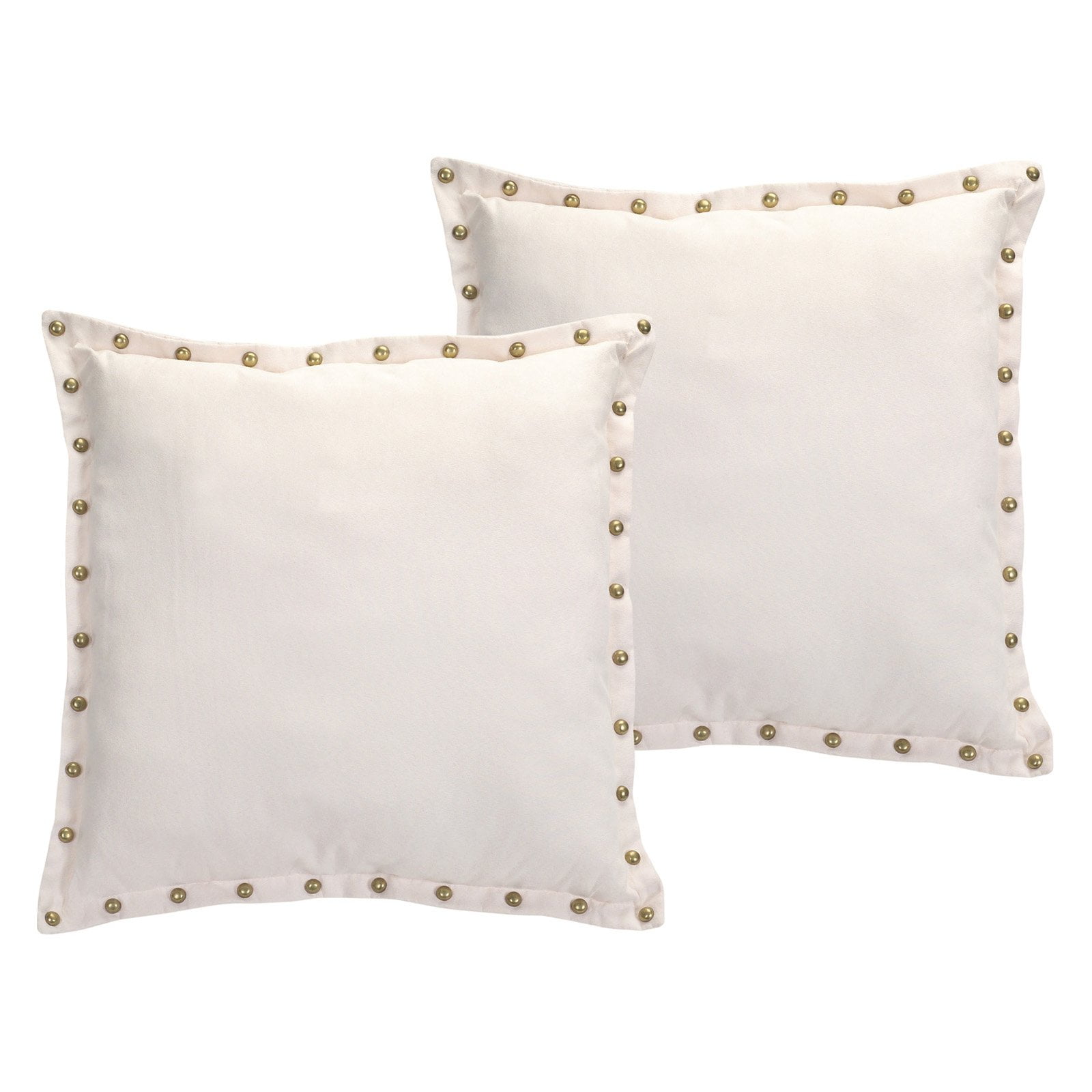 Studded top throw pillow