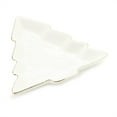 thumbnail image 1 of Melrose International Trinket Tree Dish (Set of 6) 6.5"L x 1"H Porcelain, 1 of 2