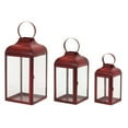 thumbnail image 1 of Melrose International Waterfront Rustic Red Iron Lantern, 1 of 2