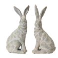 thumbnail image 1 of Melrose Intl. Rabbit (Set of 2) 17.25" H Gypsum, 1 of 1