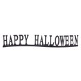 thumbnail image 1 of Happy Halloween Sign (Set of 2) 38.25"L x 6"H Iron, 1 of 1