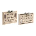 thumbnail image 1 of Melrose LED Holiday and Snow Sign (Set of 2), 1 of 3