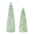 thumbnail image 1 of Melrose LED Tree, Set of 2, 12-inch Height, Glass (87497), 1 of 1