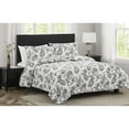 thumbnail image 1 of Melrose Paisley Stitched Quilt Queen, 1 of 1
