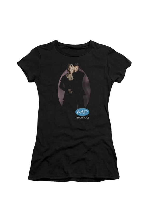 Melrose Place Kiss Junior Women's Sheer T-Shirt Black
