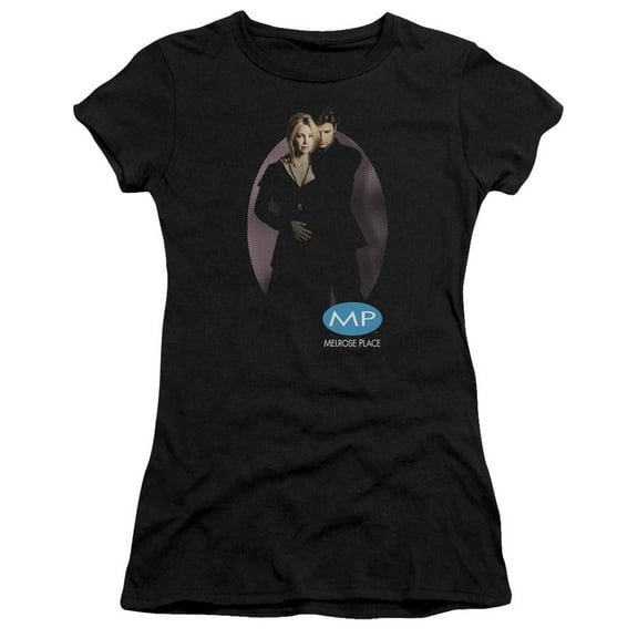 Melrose Place - Kiss - Juniors Teen Girls Cap Sleeve Shirt - Small