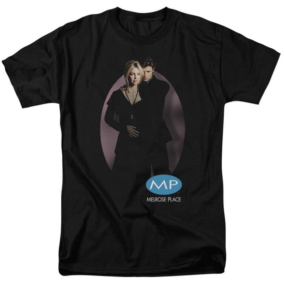 Melrose Place Men's Kiss T-shirt Medium Black