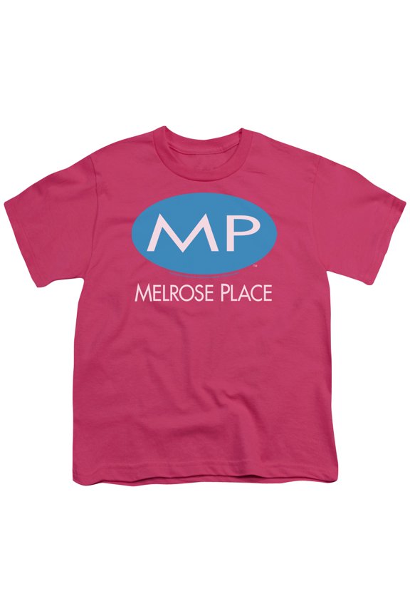 Melrose Place Men's Melrose Place Logo Youth T-shirt Pink
