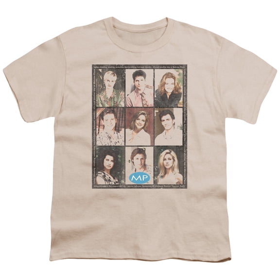 Melrose Place Men's  Season 2 Cast Squared T-shirt Ivory
