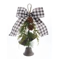 thumbnail image 1 of Melrose Polyester Set Of 6 Bell Package Tie With Green And Black Finish 76302DS, 1 of 2