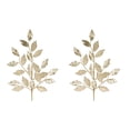 thumbnail image 1 of Melrose International Glittered Leaf Spray (Set of 2), 1 of 2