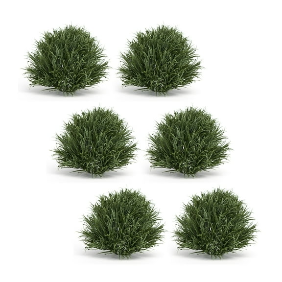 Melrose Set of 6 Half Orbs Artificial Shrubs 8"