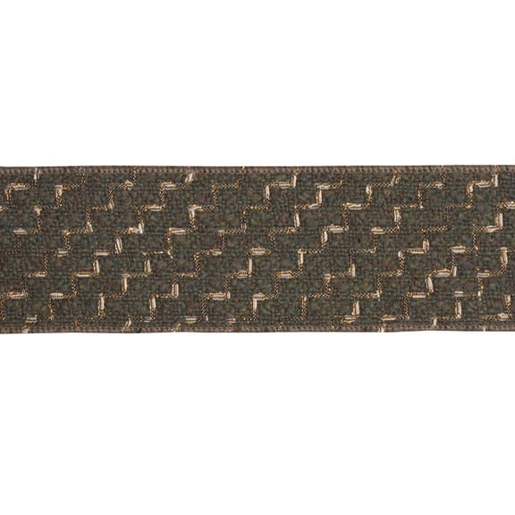 Melrose Slanted Chevron Wired Craft Ribbon 2.5" x 20 Yards