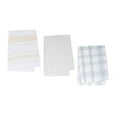 thumbnail image 1 of Melrose Striped and Gingham Kitchen Cotton Tea Towels - 28" - Set of 3, 1 of 4