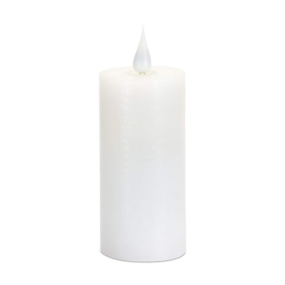 Melrose Wax, Plastic LED Candle, 4-inch Height (White)