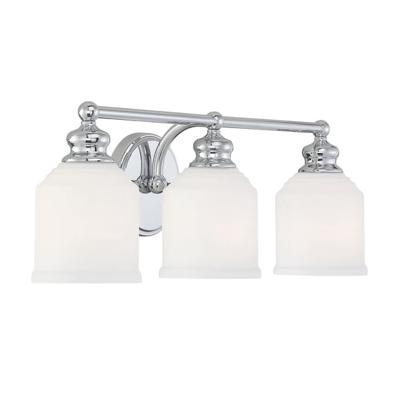 Melrose by Brian Thomas 3-Light Bathroom Vanity Light in Polished Chrome