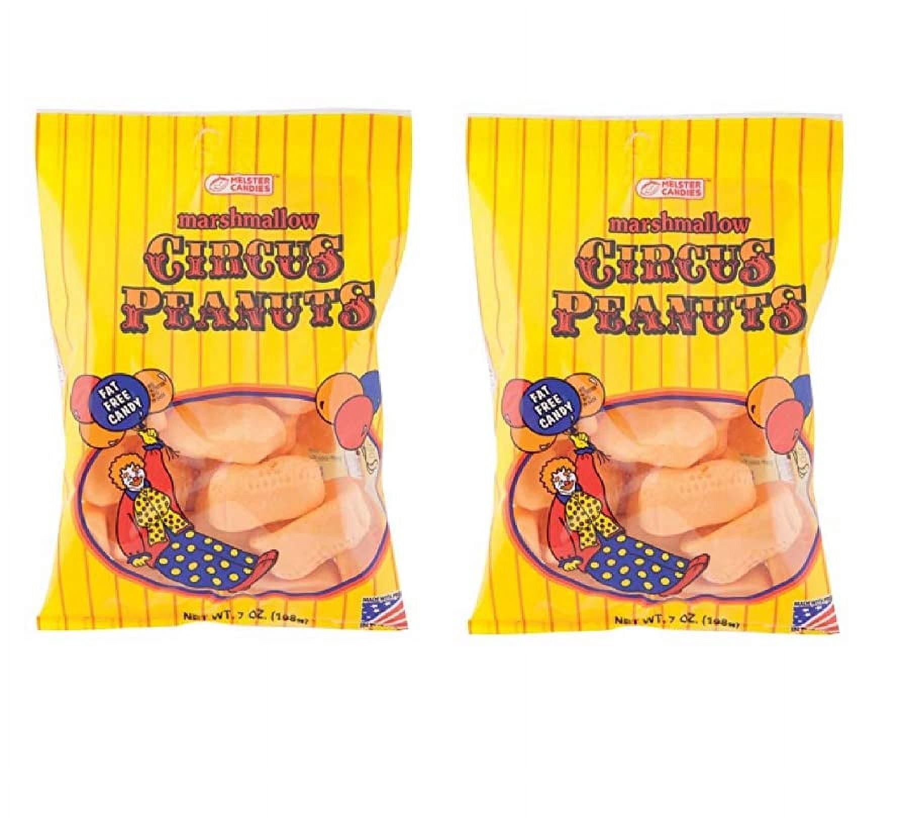 Melster Candies, Circus Peanuts, 7oz, Pack of 2, Orange-colored