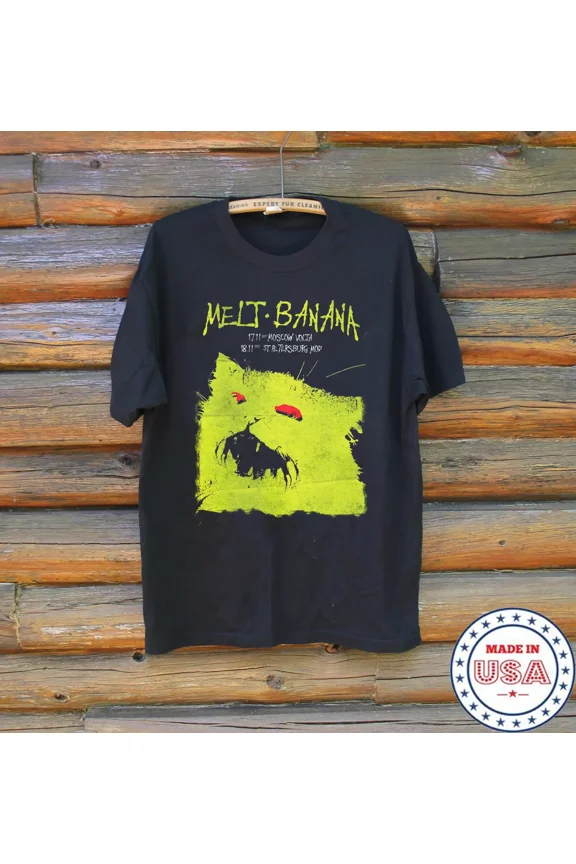 Melt Banana Moscow Volta T Shirt Full Size S-5XL