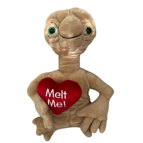 Melt Me Red Heart Extra-Terrestrial E.T Plush Doll Valentines Gift 8 Love NEW