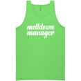 thumbnail image 1 of Meltdown Manager Neon Tank Top, 1 of 1