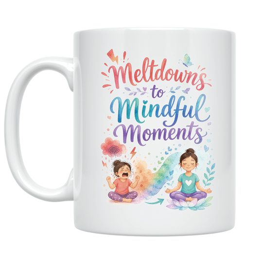 Meltdowns to Mindful Moments - Mindfulness Meditation Seeker - 11 oz Ceramic Coffee Mug