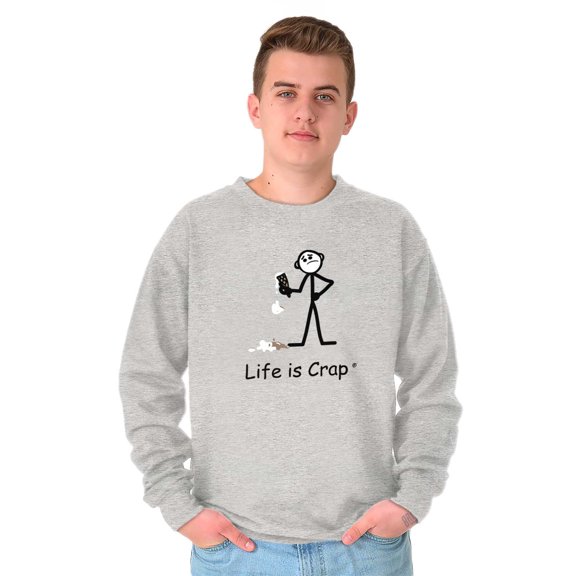 Melted Drop Ice Cream Floor Unlucky Unisex Plus Fleece Graphic Sweatshirt Brisco Brands 2X