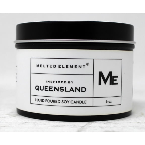 Melted Element Queensland Inspired Depth Soy Candle 6 Ounces