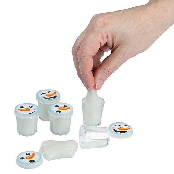 Melted Snowslime Mini Containers (4Dz) - Party Favors - 48 Pieces