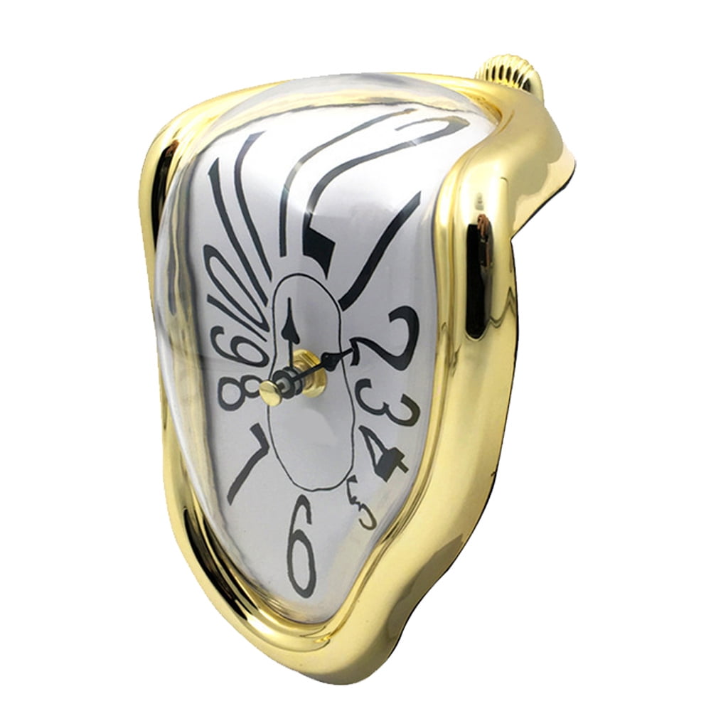 Melting Clock,Dali Watch Melted Clock for Decorative Home Office Shelf