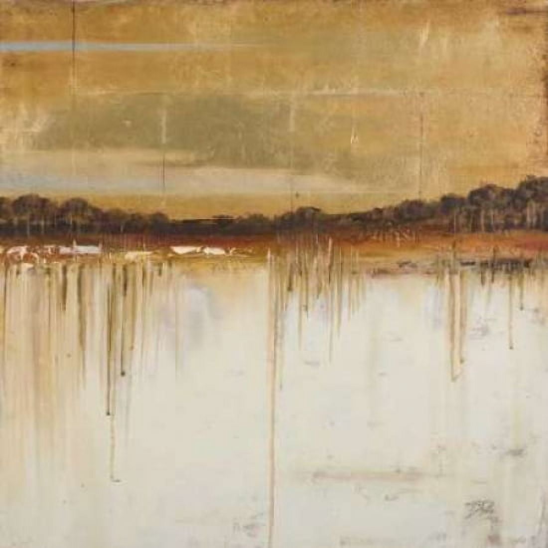 Melting Gold I Canvas Art - Patricia Pinto (24 x 24)