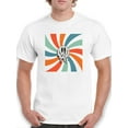 thumbnail image 1 of Melting Happy Face T-Shirt Men -Image by Shutterstock, Male 5X-Large, 1 of 4