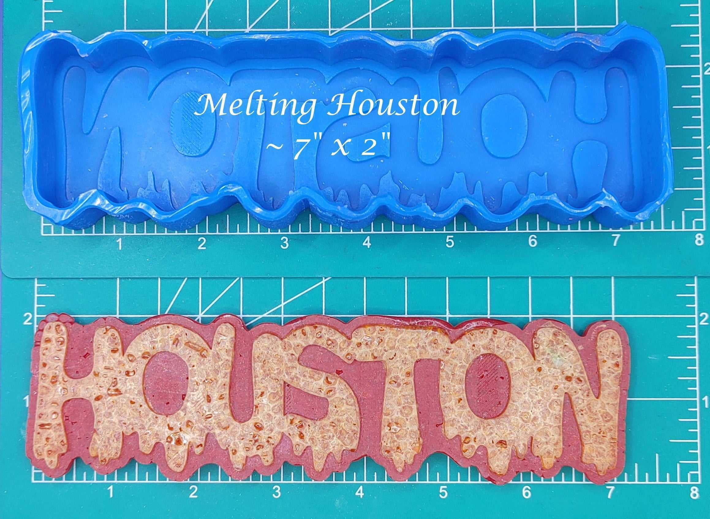 Melting Houston Silicone Freshie Mold