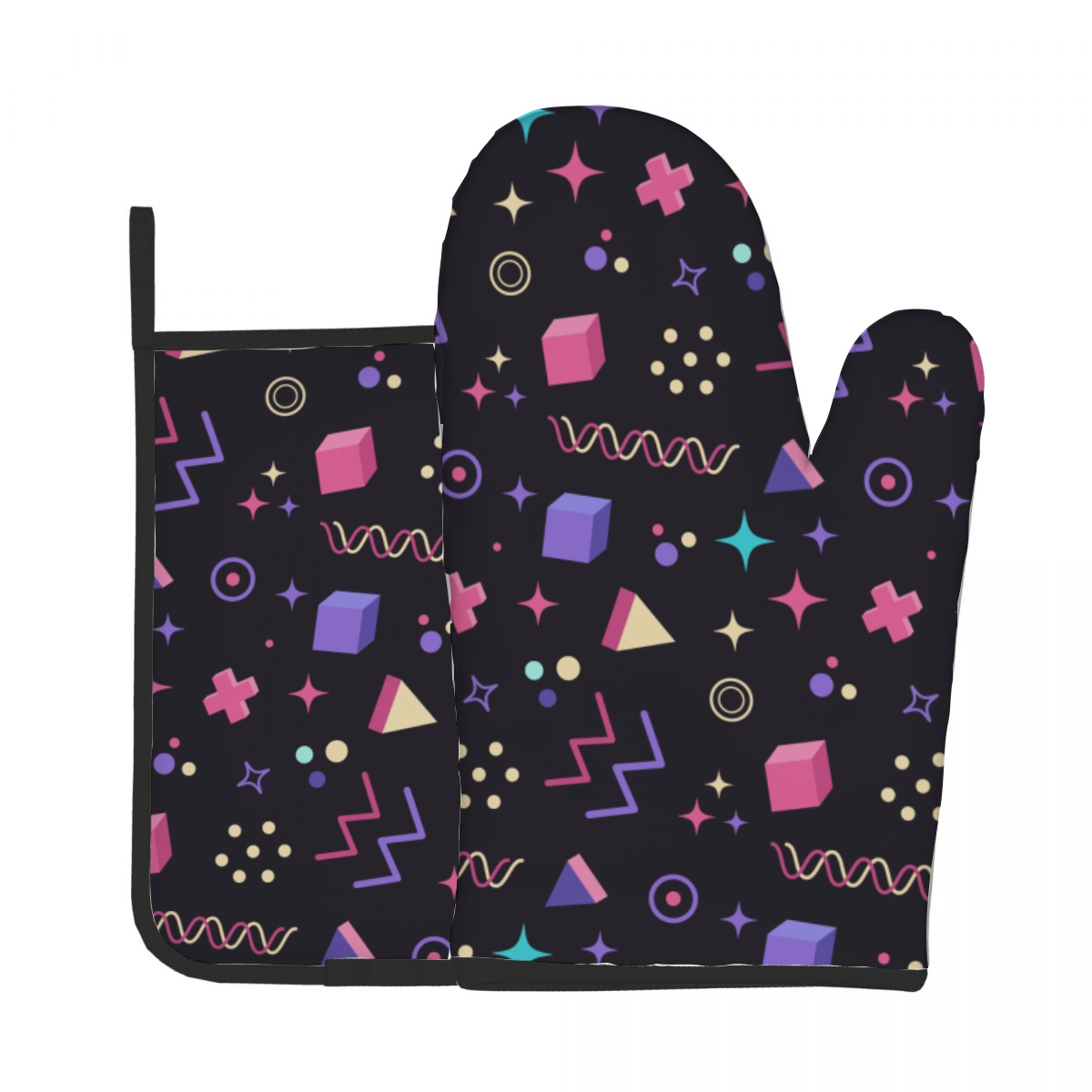 Melting Ice Cream Spider Cone Oven Mitts and Pot Holders for Kitchen