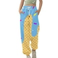 thumbnail image 1 of Melting Ice Cream Sweatpants For Girls Boys Pants Drawstring Elastic Waistband Sweatpants Ice Cream Cone Pattern Funny Jogging Baseball Style Sports Pants Sky Blue 12-13 Years, 1 of 5