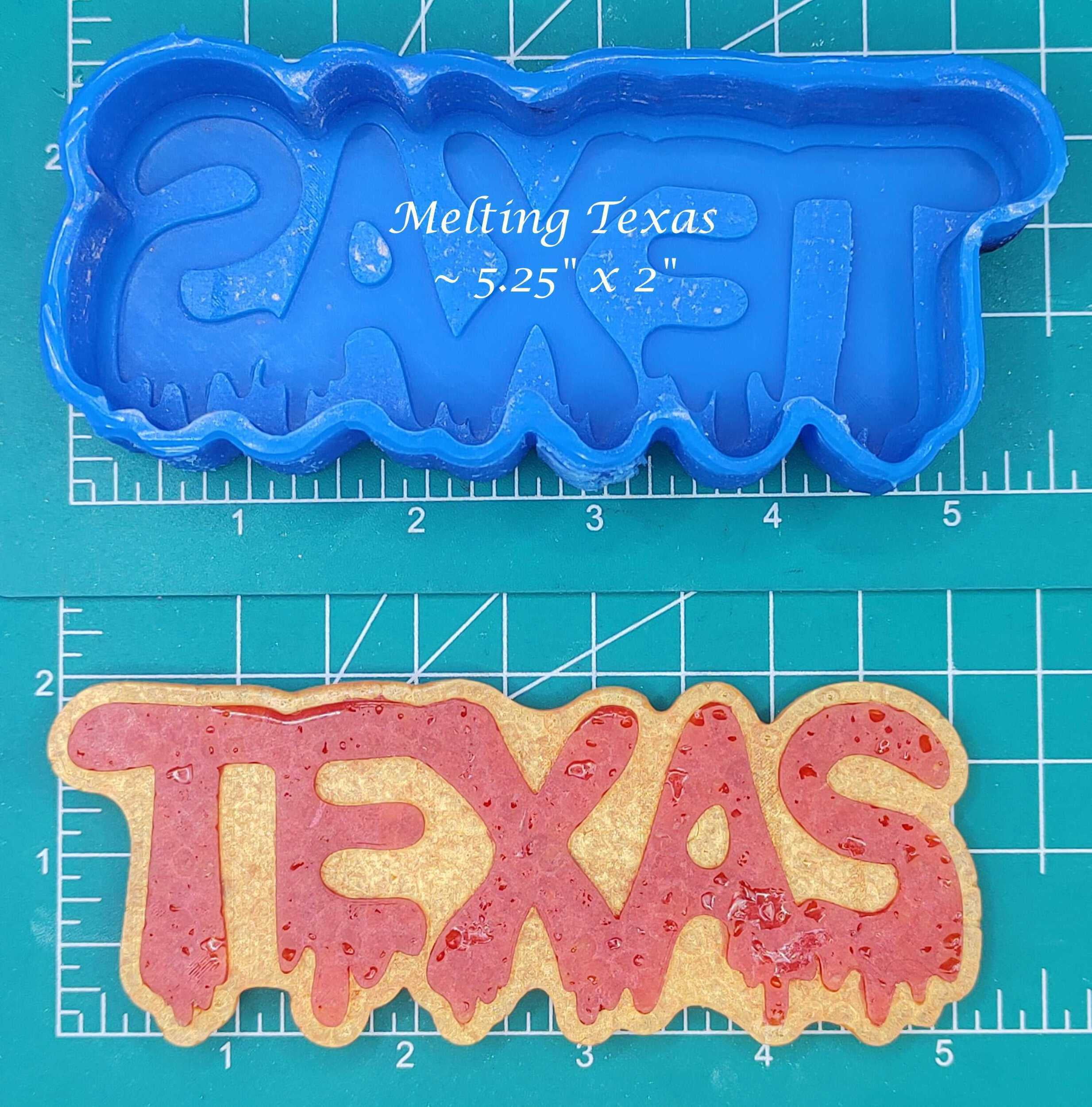 Melting Texas Silicone Freshie Mold