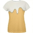 thumbnail image 1 of Melting Vanilla Ice Cream Cone All Over Womens T Shirt Multi 2XL, 1 of 2