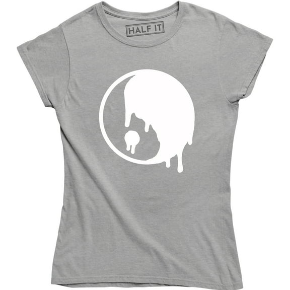 Melting Ying Yang Chinese Symbol Peace Energy Women's T-Shirt