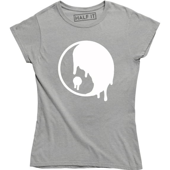 Melting Ying Yang Chinese Symbol Peace Energy Women's T-Shirt