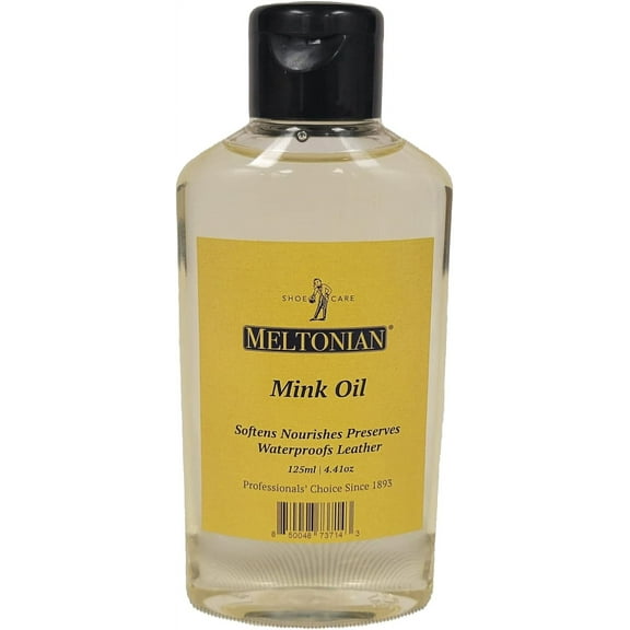 Meltonian Mink Oil, Softens, Nourishes, Preserves, and Waterproofs Leather, 125ml | 4.41oz