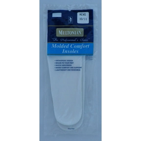 Meltonian Molded Comfort Orthopedic Design Insoles Men's - Size 10-11