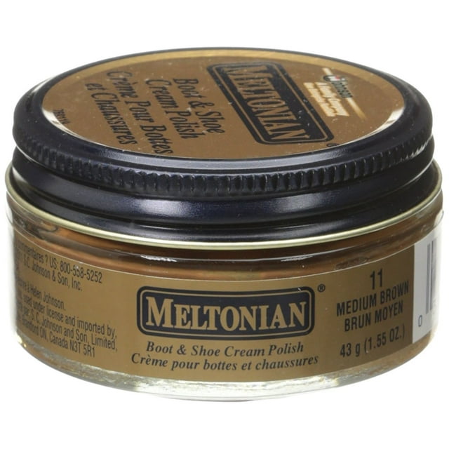 Meltonian Shoe Cream, 1.55 Oz, Medium Brown