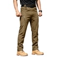 thumbnail image 1 of Meltox Men's Softshell Snow Ski Pants Waterproof Windproof Insulated Cargo Winter Brown S, 1 of 8