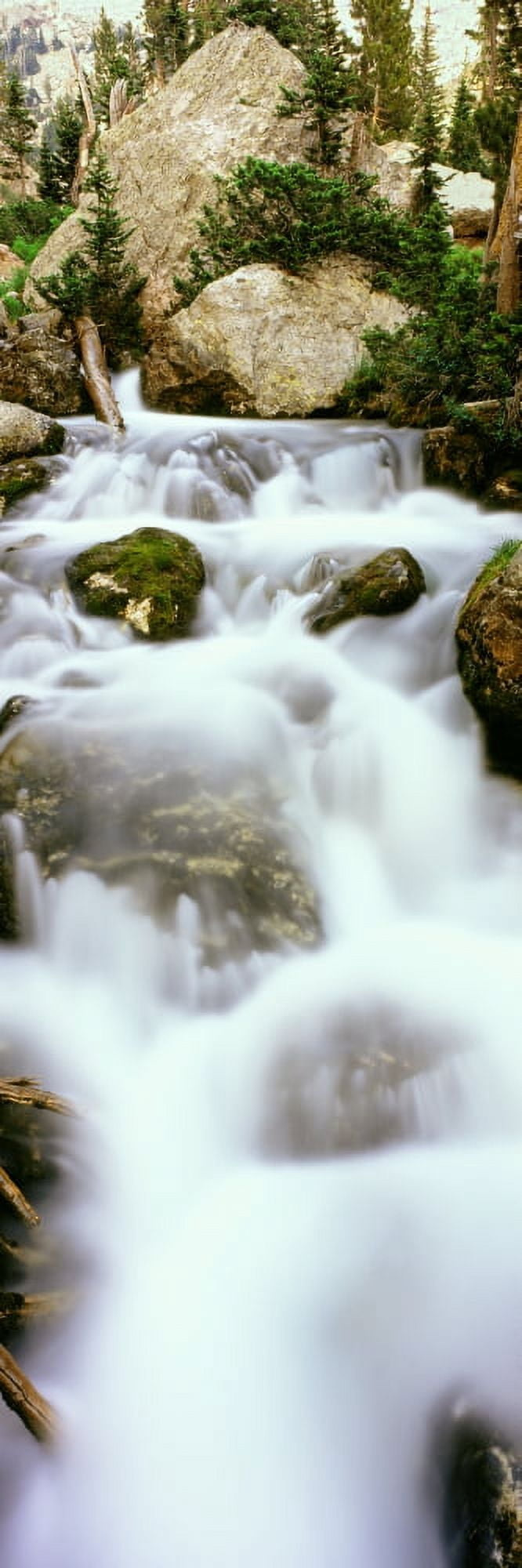 Meltwater from Teton Glacier Glacier Gulch Grand Teton National Park Wyoming USA Canvas Art - Panoramic Images (27 x 9)