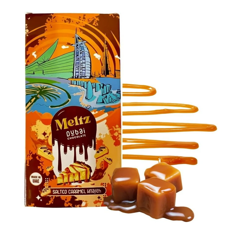 ☆meltakaです☆ Meltz Pistachio Dubai Chocolate Bar Salted Caramel 192g - Walmart.com