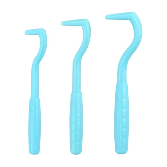 Melvexa 3 Pack Pet Tick Remover Kit 3-Piece Pp, Safe and Effortless Tick Removal, for Pets of All Sizes Setup and Daily Use, Blue