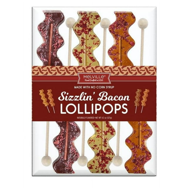 Melville Candy Assorted Bacon Lollipops 6 Pack Gift Set - Walmart.com